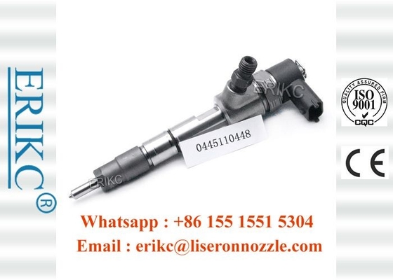 ERIKC 0445110448 Auto Pump Injector 0 445 110 448 , 4D22E41000 Bosch Orignal Nozzle Injector 0445 110 448 for QUANCHAI