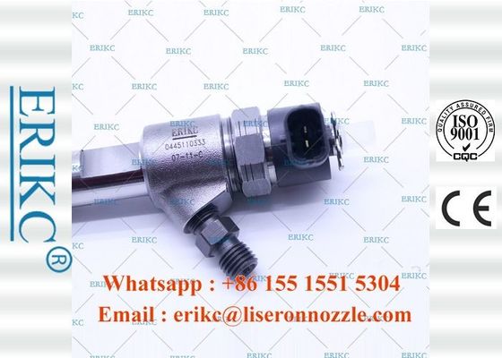 ERIKC  0 445 110 383 genuine common rail injector For BOS 0445110383 fuel truck inyectores 0445 110 383 for ChaoChai