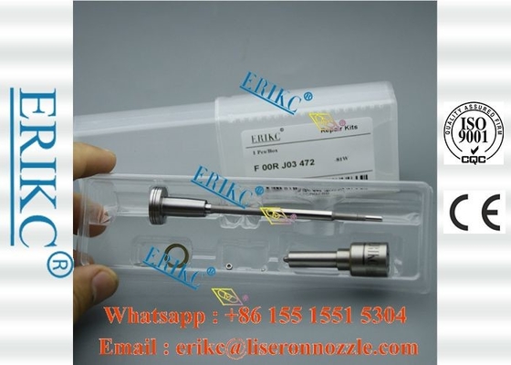 ERIKC Bosch DLLA152P1690 nozzle F 00R J03 472 ( F00RJ03472 ) Common Rail Injector overhaul repair Kits for 0445120083