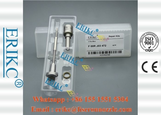 ERIKC Bosch DLLA152P1690 nozzle F 00R J03 472 ( F00RJ03472 ) Common Rail Injector overhaul repair Kits for 0445120083