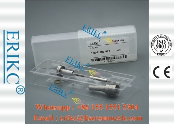 ERIKC Bosch DLLA152P1690 nozzle F 00R J03 472 ( F00RJ03472 ) Common Rail Injector overhaul repair Kits for 0445120083