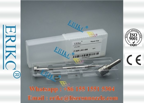 ERIKC F00RJ03486 injector repair kit F 00R J03 486 Original bosch diesel nozzle DLLA143P1696 repair kit F00R J03 486