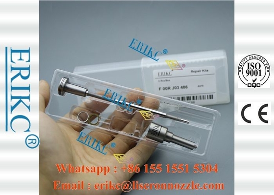 ERIKC F00RJ03486 injector repair kit F 00R J03 486 Original bosch diesel nozzle DLLA143P1696 repair kit F00R J03 486