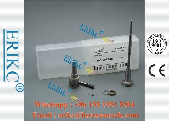 ERIKC F00RJ03515 diesel nozzle repair parts F 00R J03 515 bosch injector repair kits F00R J03 515 for 0445120289