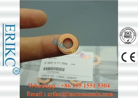 ERIKC F00VC17504 bosch injector copper gasket washer F 00V C17 504 brass pressure washer shim F00V C17 504