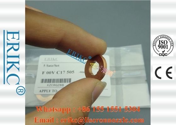 ERIKC F00VC17505 bosch Common Rail Injector Copper Washer F 00V C17 505 shim copper F00V C17 505 (7.1*15*2.5)