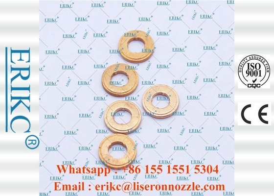 ERIKC 9001-850F delphi fuel oil spray copper washer 9001850F 2.5mm diesel injector nozzle copper shim 9001 850F