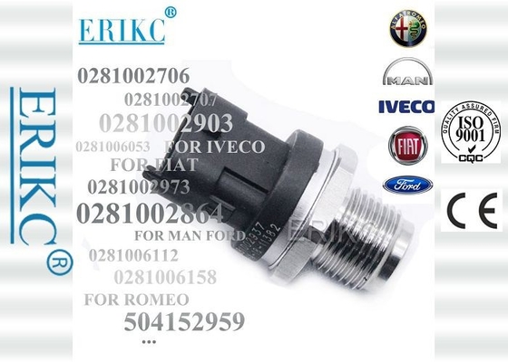 Erikc Fuel Pressure Sensor 0281002707 0281006158 Common Rail Pressure Sensor