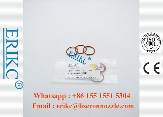 ERIKC F00RJ00222 fuel solenoid valve o-ring F00R J00 222 bosch 120 series injector o ring F 00R J00 222 for F00RJ02703