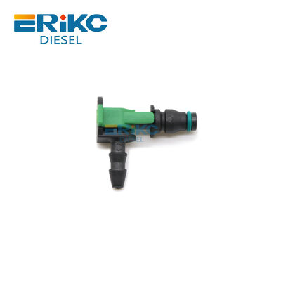 Injector Leak Off Connector Small Size Diesel Injector Return Pipe For Siem Plastic Green/Black Color 5pcs for Ford Transit