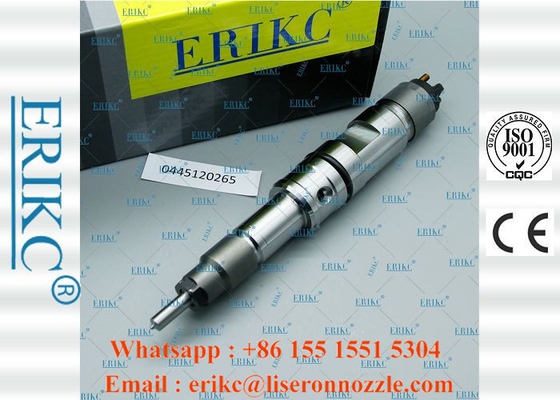 0 445 120 265 ERIKC Injector 0445120265 00986AD1016 WEICHAI 612630090028 for CNHTC Howo JAC