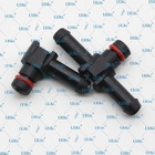 ERIKC  Denso Diesel Injectors L T Type Return Oil Backflow Pipe Connector For Denso Solenoid Valve