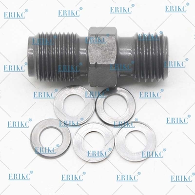 ERIKC E1021080 Common Rail Injector Pressure Tube Fitting Washer Oil Inlet Pad F00VC17003 5pcs/Bag for 0445110# Series