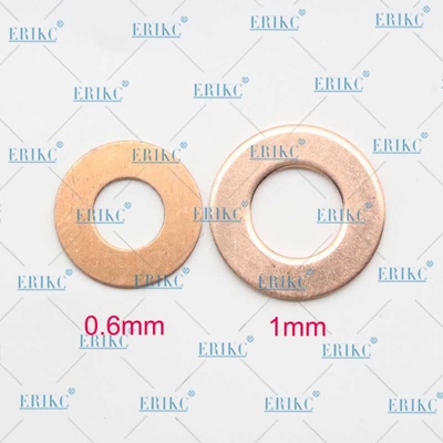 ERIKC E1021065 Injection Auto Parts Washer P-type 0.6mm S-type 1mm Nozzle Injector Copper Washer 5PCS/Bag