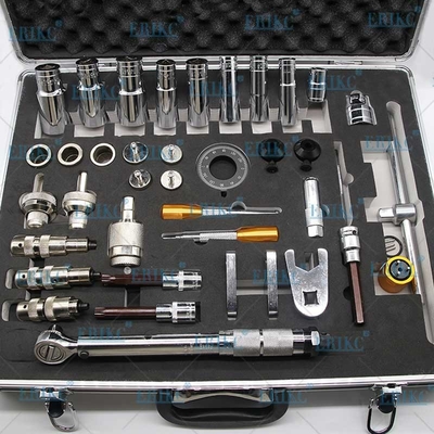 ERIKC 40 Sets Injector Universal Repair Disassembly Tool Kit Common Rail Injector Repair Tool