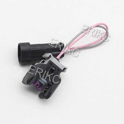 ERIKC E1024037 Diesel Injector Connector Wiring Nozzle Tester Wiring Harness Connector Plug Euro 5 for Delphi Test