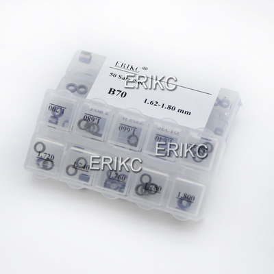 ERIKC Bosch piezo injector nozzle shims B70 Pressure Regulator Gasket B70 Size 1.62-1.80 mm