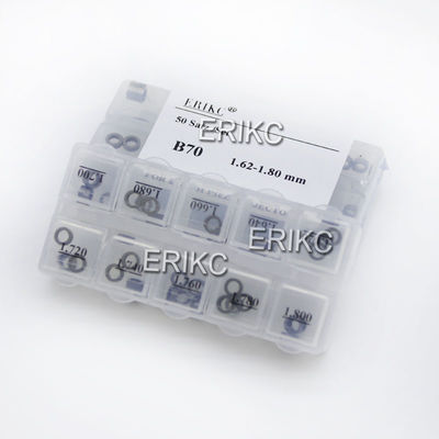 ERIKC For BOS piezo injector nozzle shims B70 Pressure Regulator Gasket B70 Size 1.62-1.80 mm