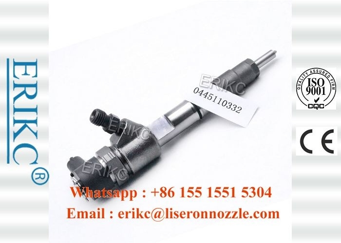 ERIKC 0445110332 diesel common injector rail 0 445 110 332 original gas fuel injector 0445 110 332