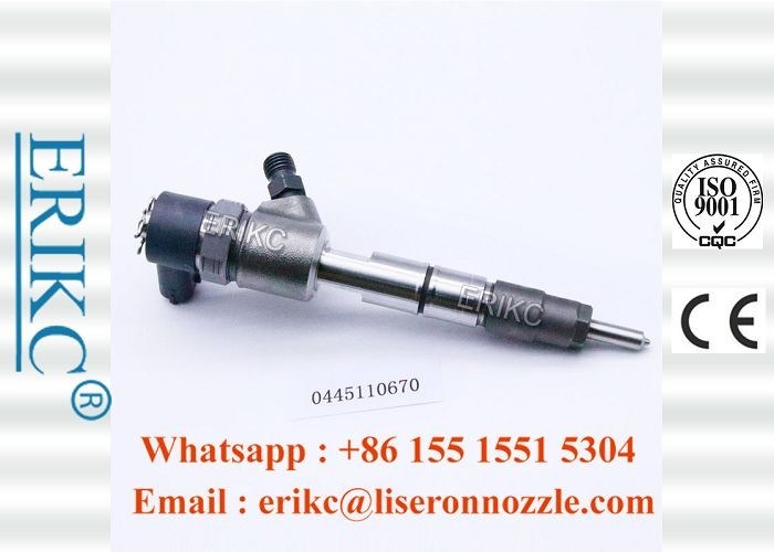 ERIKC 0445110670 For BOS Common Rail Injector 0 445 110 670 Fuel Injection Car Accessories 0445 110 670 for 1100200FA040
