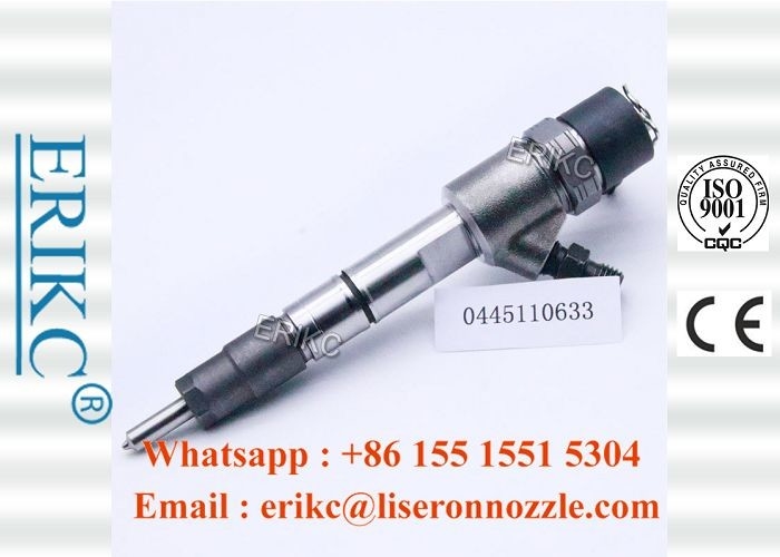ERIKC vehicle injector 0445110633 bico wholesale assy 0 445 110 633 Bosch fuel injection system 0445 110 633 for ISUZU