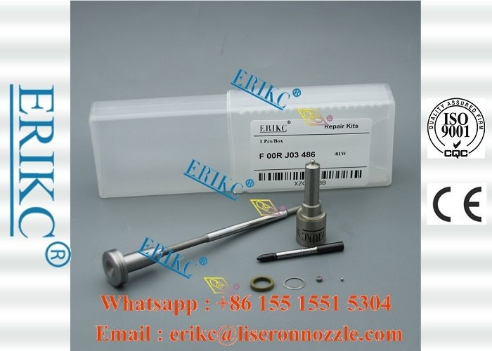 ERIKC F00RJ03486 injector repair kit F 00R J03 486 Original bosch diesel nozzle DLLA143P1696 repair kit F00R J03 486
