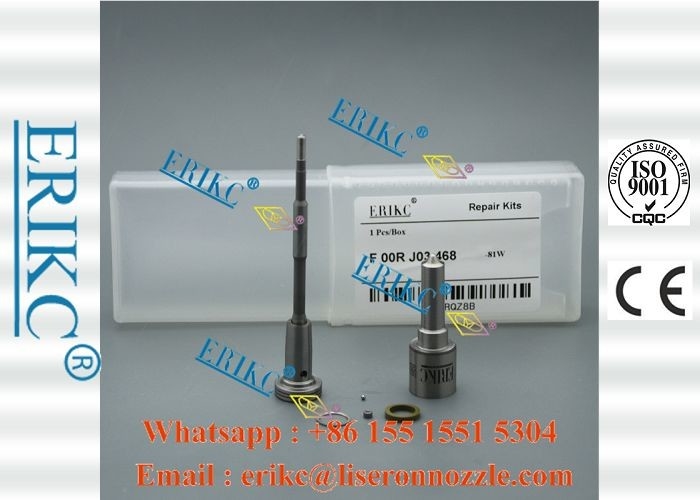 ERIKC Diesel injetor 0445120059 repair kits F 00R J03 468 bosh F00RJ03468 injector nozzle DSLA128P1510 kit F00R J03 468