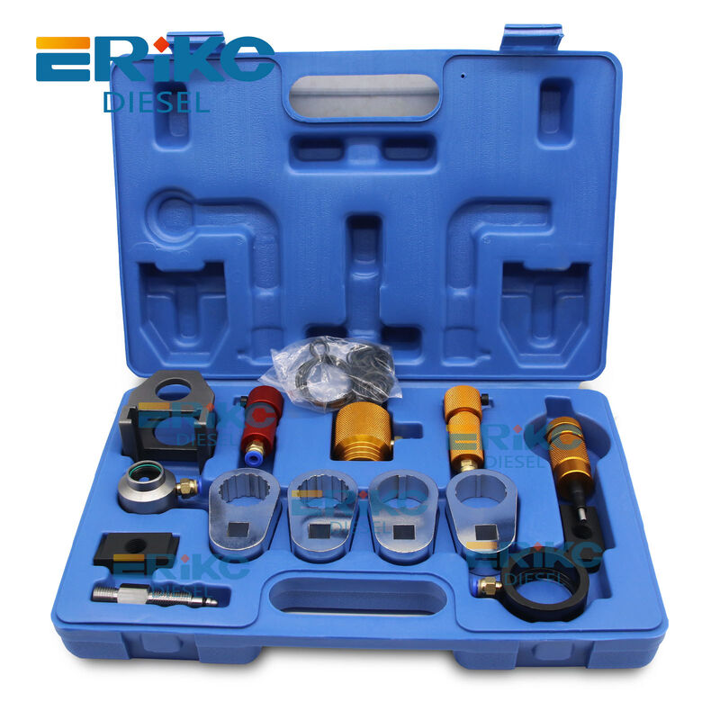 Common Rail Injector Repair Tool Dismounting Tools Disassembly and Measurement Tool Injector Oil Return Clamp Fixture Measuring Tool Sets