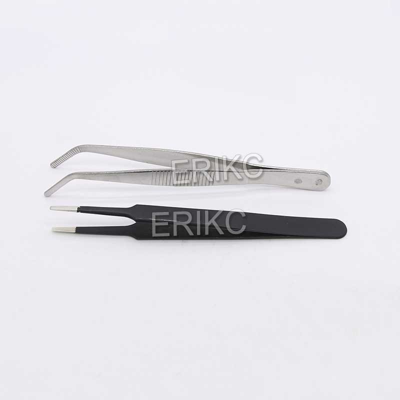 Stainless Steel Straight And Elbow Tweezers For For BOS Denso For Delp Injector Splitting And Installation